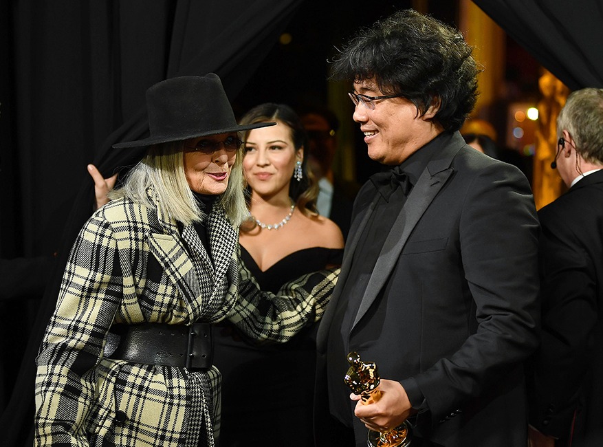 Bong Joon-ho, Diane Keaton, 2020 Oscars, Academy Awards